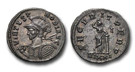 coin, coins, Roman coin, Roman coins, Roman imperial coin, Roman imperial coins, coin of probus, coins of probus, antoninianus of probus