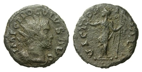 coin, coins, Roman coin, Roman coins, Roman imperial coin, Roman imperial coins, coin of proculus, coins of proculus, antoninianus of proculus